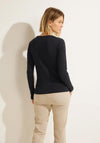 Cecil Basic Long Sleeve T-Shirt, Black