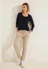 Cecil Basic Long Sleeve T-Shirt, Black