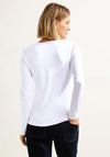 Cecil Basic Long Sleeve T-Shirt, White