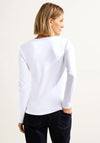 Cecil Basic Long Sleeve T-Shirt, White