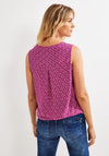 Cecil Minimal Print Blouse, Cool Pink