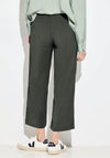 Cecil 7/8 Wide Leg Culotte Trousers, Cool Khaki