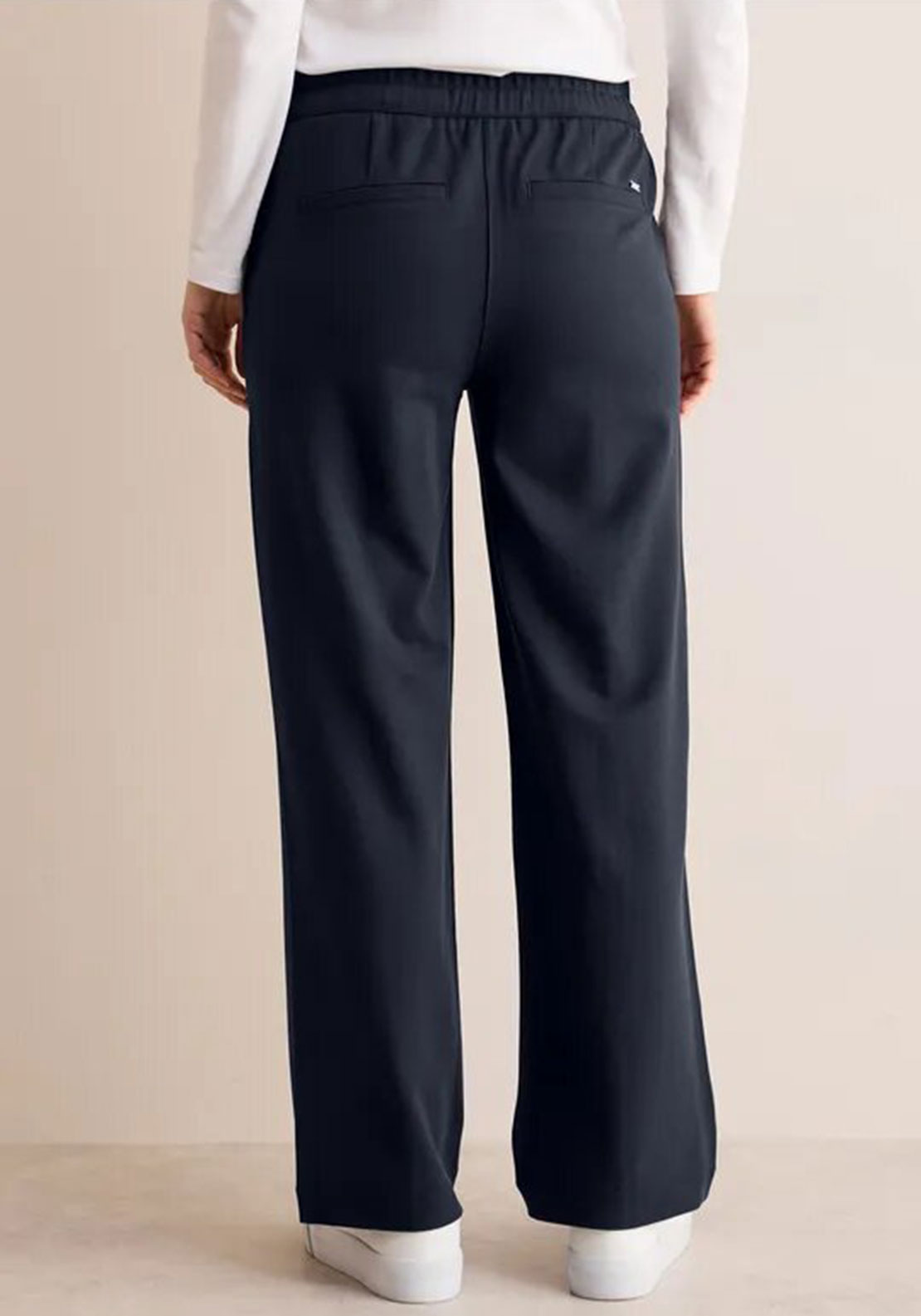 Cecil Neele Wide Leg Joggers, Navy