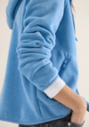 Cecil Fleece Hooded Full Zip Jacket, Blue