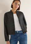 Cecil Woven Bomber Jacket, Black