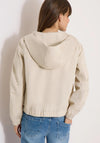 Cecil Cotton Blend Hooded Jacket, Beige
