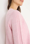 Cecil V Neck Fine Knit Jumper, Pink