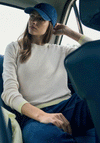 Cecil Contrast Striped Knit Jumper, Beige