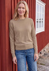 Cecil Knit Round Neck Jumper, Beige