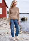 Cecil Knit Round Neck Jumper, Beige