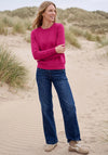 Cecil Knit Round Neck Jumper, Pink