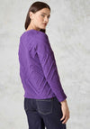 Cecil 3D Diamond Sweatshirt, Wild Lilac Purple