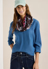 Cecil Abstract Print Loop Scarf, Brown