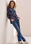 Cecil Aztec Print Blouse, Navy
