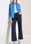 Cecil Corduroy Button Up Shirt with Pocket, Blue