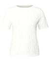 Cecil Textured Detail T-Shirt, White