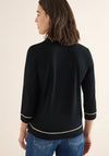 CECIL PIPING DETAIL ROUND NECK
