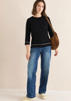 CECIL PIPING DETAIL ROUND NECK