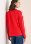 CECIL TOS SOLID FUNNEL NECK