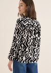 CECIL 2 COLOR PRINTED BLOUSE