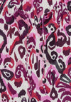 Cecil Printed Tunic Blouse, Bloomy Pink