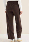 Cecil Stripe Side Wide Leg Trousers, Brown