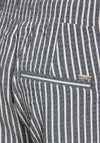 Cecil Striped 7/8th Trousers, Universal Blue