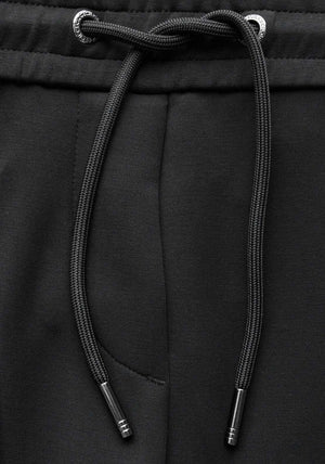 Cecil Wide Leg Soft Touch Trousers, Black