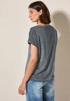 Cecil Button Shoulder T-Shirt, Grey