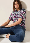 Cecil Patterned Hooded Top, Multi-Coloured