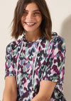Cecil Patterned Hooded Top, Multi-Coloured