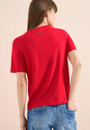 Cecil Graphic Print Round Neck T-Shirt, Red