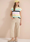 Cecil Striped Cotton T-Shirt, Multi-Coloured