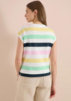 Cecil Striped Cotton T-Shirt, Multi-Coloured
