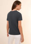 Cecil Foil Graphic Print T-Shirt, Grey