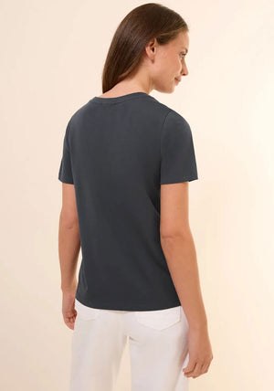 Cecil Foil Graphic Print T-Shirt, Grey