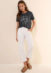 Cecil Foil Graphic Print T-Shirt, Grey