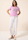Cecil Foil Graphic Print T-Shirt, Pink