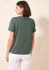 Cecil Foil Graphic Print T-Shirt, Green