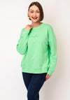 Cecil Paradise Embroidered Sweatshirt, Green