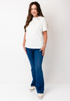 Cecil Textured Detail T-Shirt, White