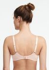 Chantelle Memory Foam Wired T Shirt Bra, Nude Rose