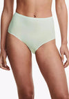 Chantelle One Size High Waist Soft Stretch Brief, Mint Green