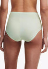 Chantelle One Size High Waist Soft Stretch Brief, Mint Green