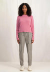 YAYA Crewneck Chenille Crewneck Sweater, Morning Glory Pink