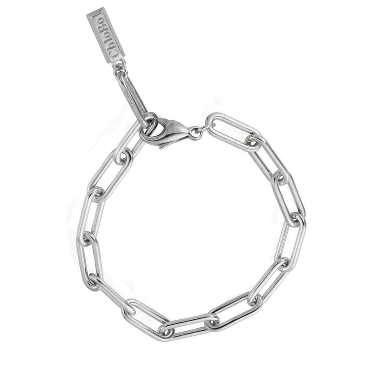 ChloBo Couture Medium Chain Link Bracelet, Silver McElhinneys