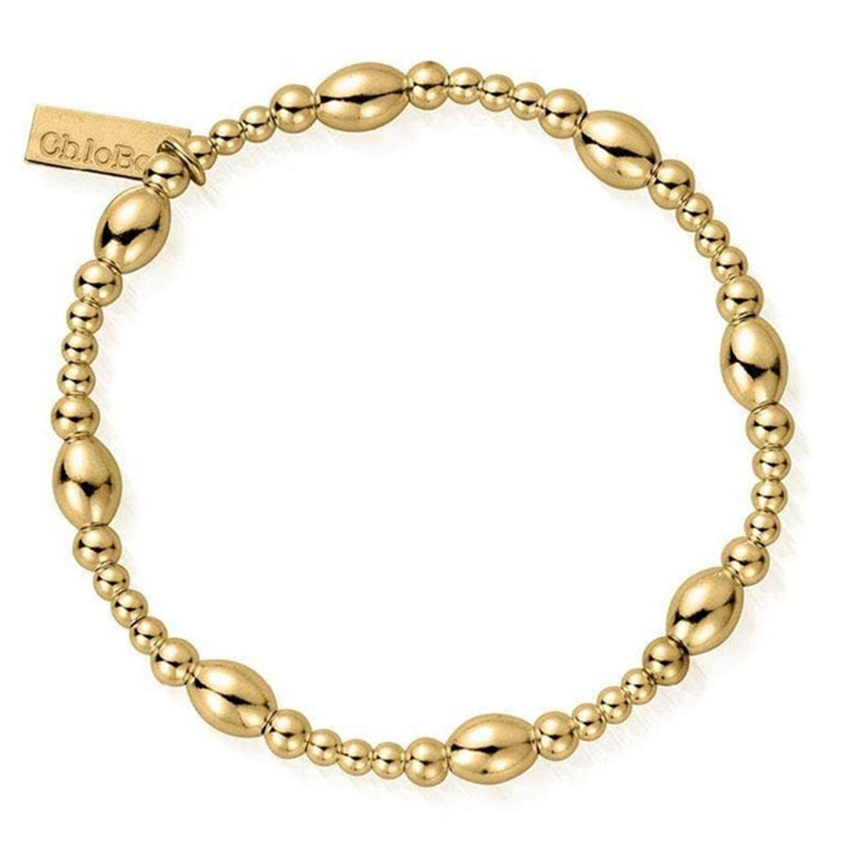 ChloBo Cute Oval Bracelet, Gold