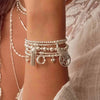 ChloBo Divine Stack of 5 Bracelets, Silver