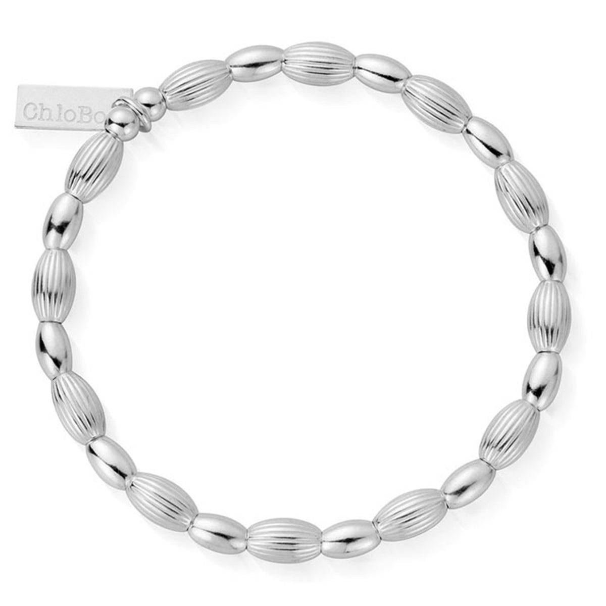 ChloBo Double Rice Bracelet, Silver