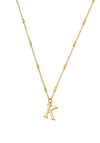 ChloBo Initial Necklace, Gold